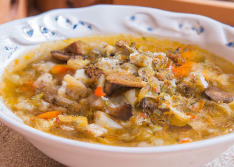 Μανιταρόσουπα με λαχανικά