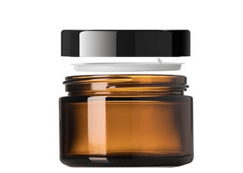 Βάζο γυάλινο καραμελέ με καπάκι & παρέμβυσμα Εναλλακτικό | Enallaktiko.gr