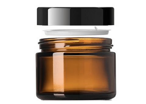 Βάζο γυάλινο καραμελέ με καπάκι & παρέμβυσμα Εναλλακτικό | Enallaktiko.gr