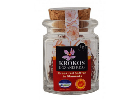 Κρόκος Κοζάνης (σαφράν) BIO Krokos Kozanis PDO 1g - Enallaktiko.gr