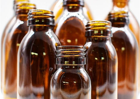 Φιάλη φαρμακευτική καραμελέ Ø 28mm Εναλλακτικό | Enallaktiko.gr