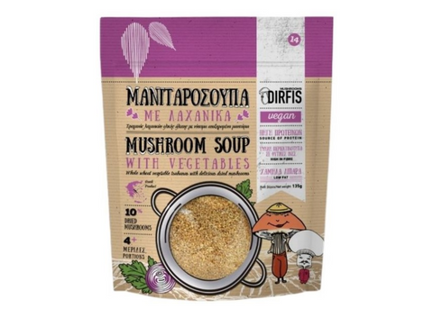 Μανιταρόσουπα με λαχανικά