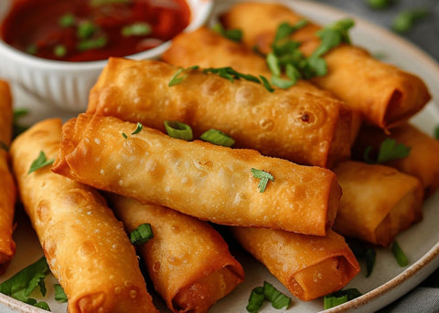 Spring rolls αλά Ελληνικά στο air fryer