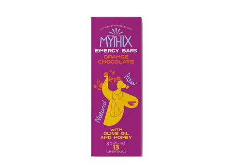 Μπάρα (Energy Bar) Mythix - Γεύση Πορτοκάλι Σοκολάτα