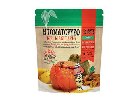 Ντοματόρυζο με μανιτάρια Δίρφυς 280g
