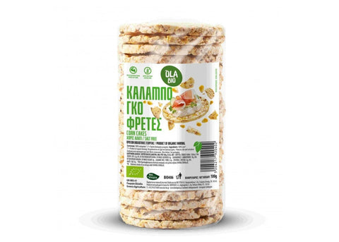 Καλαμπογκοφρέτες BIO Όλα Bio χωρίς αλάτι 100g - Enallaktiko.gr