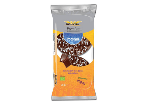 Καλαμπογκοφρέτες BIO Bonvita με σοκολάτα & καρύδα 95g | Enallaktiko.gr