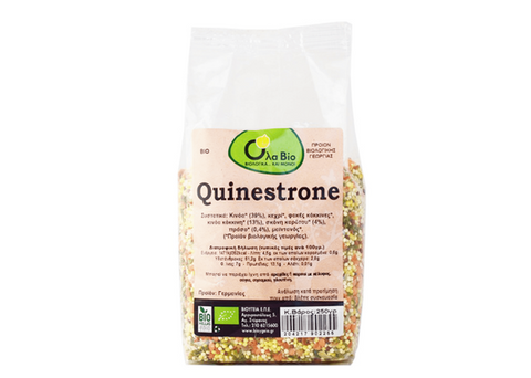 Quinestrone (κινεστρόνε) BIO Όλα Bio 250g - Enallaktiko.gr