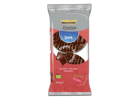Ρυζογκοφρέτες BIO Bonvita με μαύρη σοκολάτα 100g | Enallaktiko.gr
