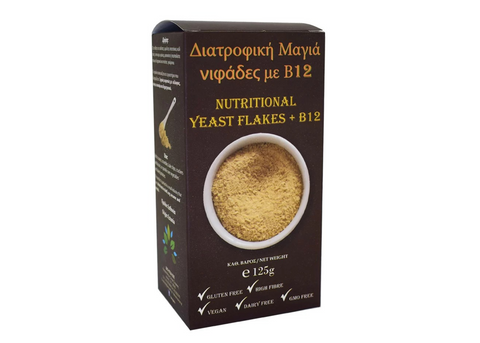 Διατροφική μαγιά νιφάδες με Β12 Όλα Bio 125g | Enallaktiko.gr